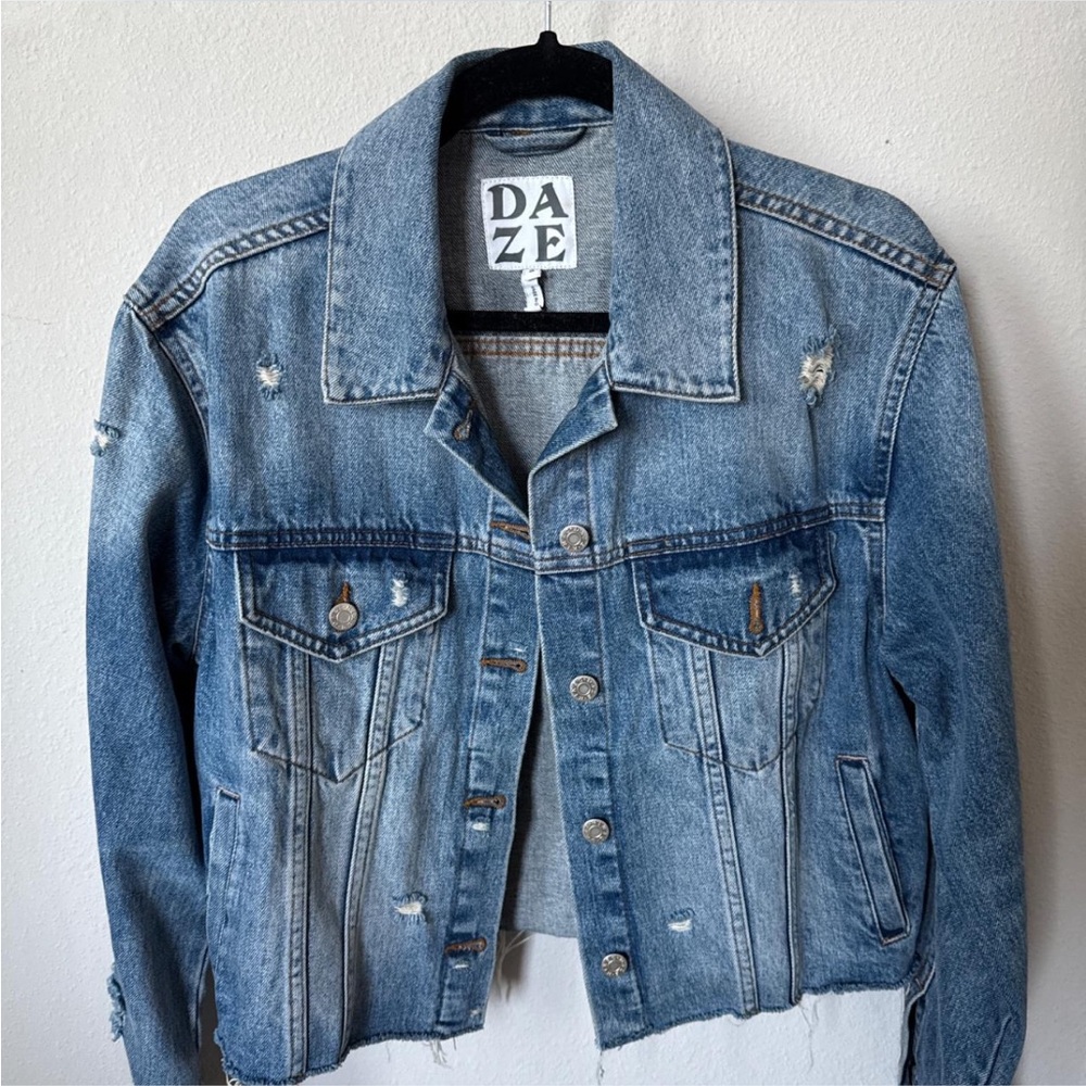 Daze from Nordstrom Cropped Denim Jacket